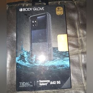 New Body Glove Samsung Galaxy A42 5G Black Tidal 100% Waterproof Phone Case